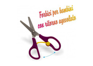 Forbice centimetrata con leva di ritorno