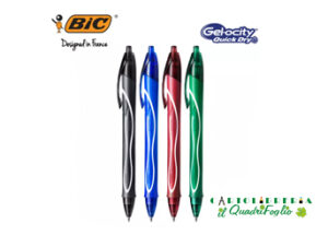 Penna gel a scatto Bic Gelocity Quick Dry M 0,7 mm