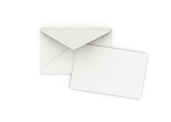 Biglietti e Buste Colore Bianco cm.7×11 Conf.200 dettaglio