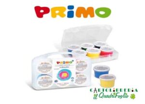 Colori a dita Primo Cf.6 vasetti 100 ml