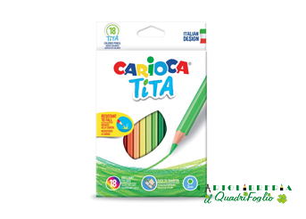 Pastelli colorati Carioca Tita Cf.18