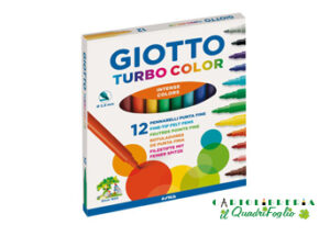 Pennarelli Giotto Turbo Color punta fine Cf.12