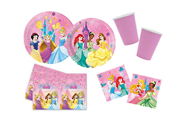 Set Kit coordinato festa compleanno Principesse Disney Set Kit coordinato festa compleanno Principesse Disney