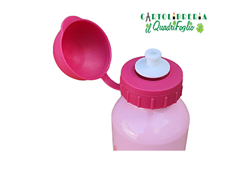 Borraccia in Alluminio Principesse ml.500 con chiusura tappo beccuccio Borraccia in Alluminio Principesse ml.500 con chiusura tappo beccuccio