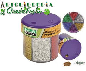 Dispenser Porporina Glitter 6 Colori