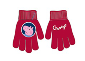 Peppa pig guanti George invernali bambino bambina