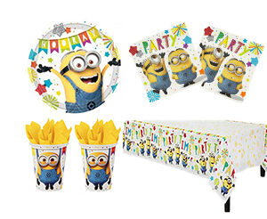 Set Kit coordinato festa compleanno Minions