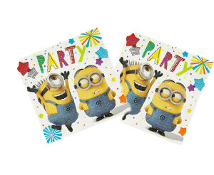 Tovaglioli festa compleanno Minions Pz.16