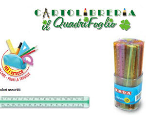 Righello colorato cm.15 Arda per astuccio