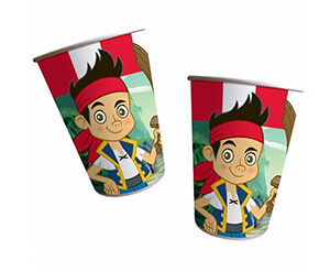 Bicchieri festa compleanno Jake il pirata Pz.8