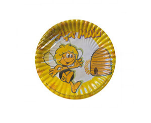 Piatti torta festa compleanno Ape Maia Pz.10