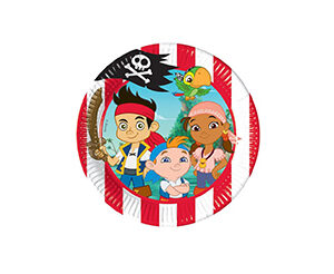 Piatti torta festa compleanno Jake il pirata Pz.8