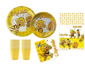 Set Kit coordinato festa compleanno Ape Maia