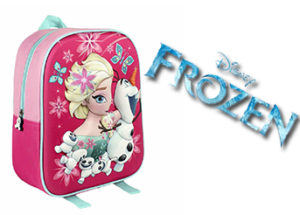 Zaino Frozen Elsa e Olaf Asilo Scuola 3D