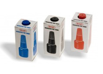 Flacone inchiostro senza olio per cuscinetto timbri in gomma ml.30 Flacone inchiostro senza olio per cuscinetto timbri in gomma ml.30