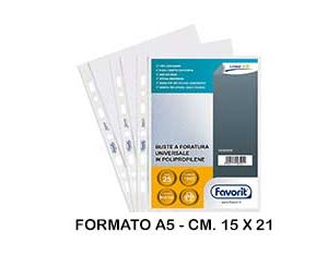 Buste a foratura universale A5 Favorit Buccia d'arancia CF.25