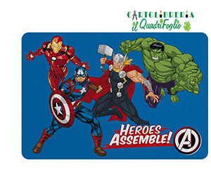Tovaglietta colazione in plastica Avengers
