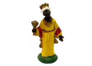 Re Magio Baldassarre statuina per Presepe cm.10