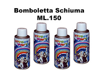 Bomboletta Spray Schiuma Party Carnevale Ml.150