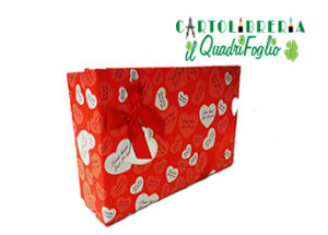 Scatola Rettangolare Cuori San Valentino cm 27,5x7x16
