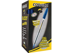 Penna a Sfera Corvina Blu Confezione da 50