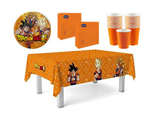 Kit coordinato festa compleanno Dragon Ball Super