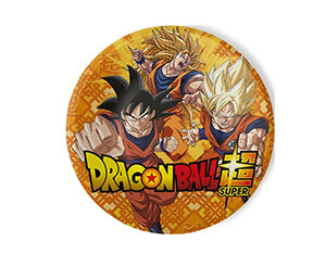 Piatti grandi festa compleanno Dragon ball super Pz.8