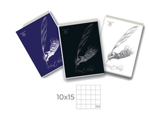 Block Notes 10x15 Quadretti 5mm Formato A6 CF.20