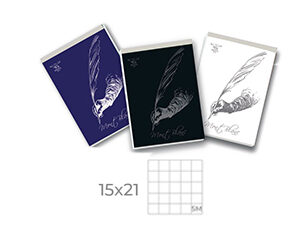 Block Notes 15x21 Quadretti 5mm Formato A5 CF.10