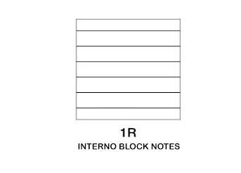 Block Notes 21x30 Righe 1R Formato A4 CF.10 Interno a righe Block Notes 21x30 Righe 1R Formato A4 CF.10 Interno a righe