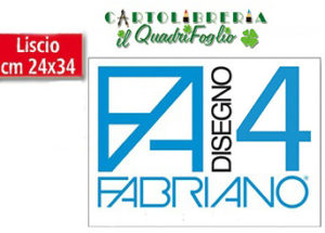Album Fabriano 4 Liscio cm.24x33 Fg.20