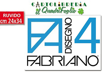 Album Fabriano 4 Ruvido cm.24x33 Fg.20