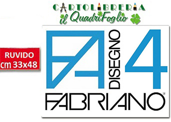 Album Fabriano 4 Ruvido cm.33x48 Fg.20