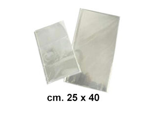 Buste neutre trasparenti cm.25x40 Cf.100