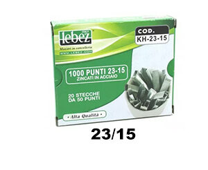 Punti cucitrice 23-15 alto spessore Lebez cucitura 70-120 fogli