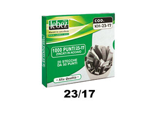 Punti cucitrice 23-17 alto spessore Lebez cucitura 90-150 fogli