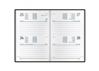 Agenda Bigiornaliera 2027 cm.7x10 interno