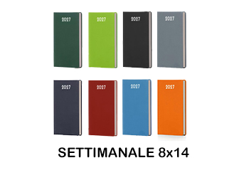 Agenda Settimanale 2027 cm.8x14 Agenda Settimanale 2027 cm.8x14