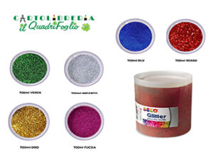 Glitter in polvere vasetto ml.700