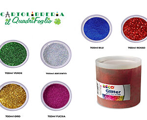 Glitter in polvere vasetto ml.700
