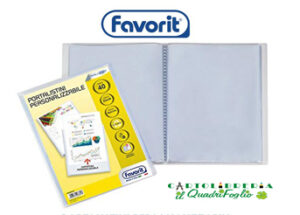 Portalistino personalizzabile 22x30 Favorit 40 fogli