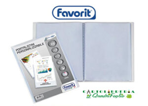 Portalistino personalizzabile 22x30 Favorit 60 fogli