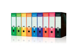 Registratore anelli archivio con custodia Europe Arca dorso 8