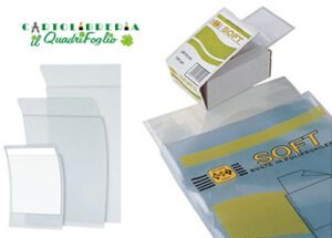 Buste Soft ad U trasparenti lisce 15x21 Cf.25