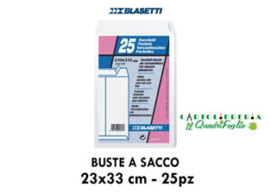 Buste bianche autoadesive cm.23x33 Cf.25