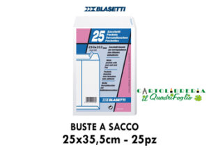 Buste bianche autoadesive cm.25x35,5 Cf.25
