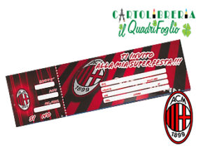 Carnet Inviti Festa Compleanno Milan