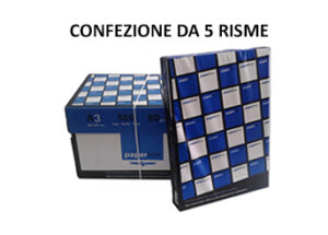 Carta per fotocopie A3 gr.80 Confezione da 5 Risme