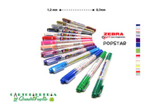 Pennarello Pop Star doppia punta a tempera