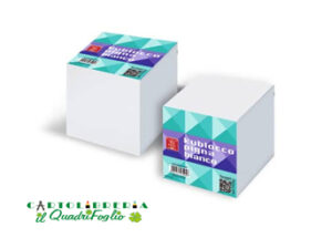 Blocco fogli cubo bianco cm. 9x9